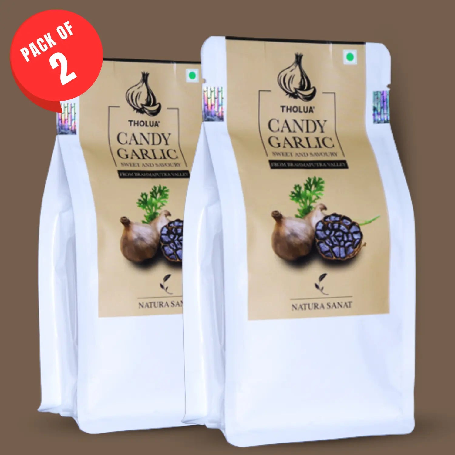 Black Garlic 100g | Whole Bulbs | Pack of 2 | Magic in garlic Product vendor