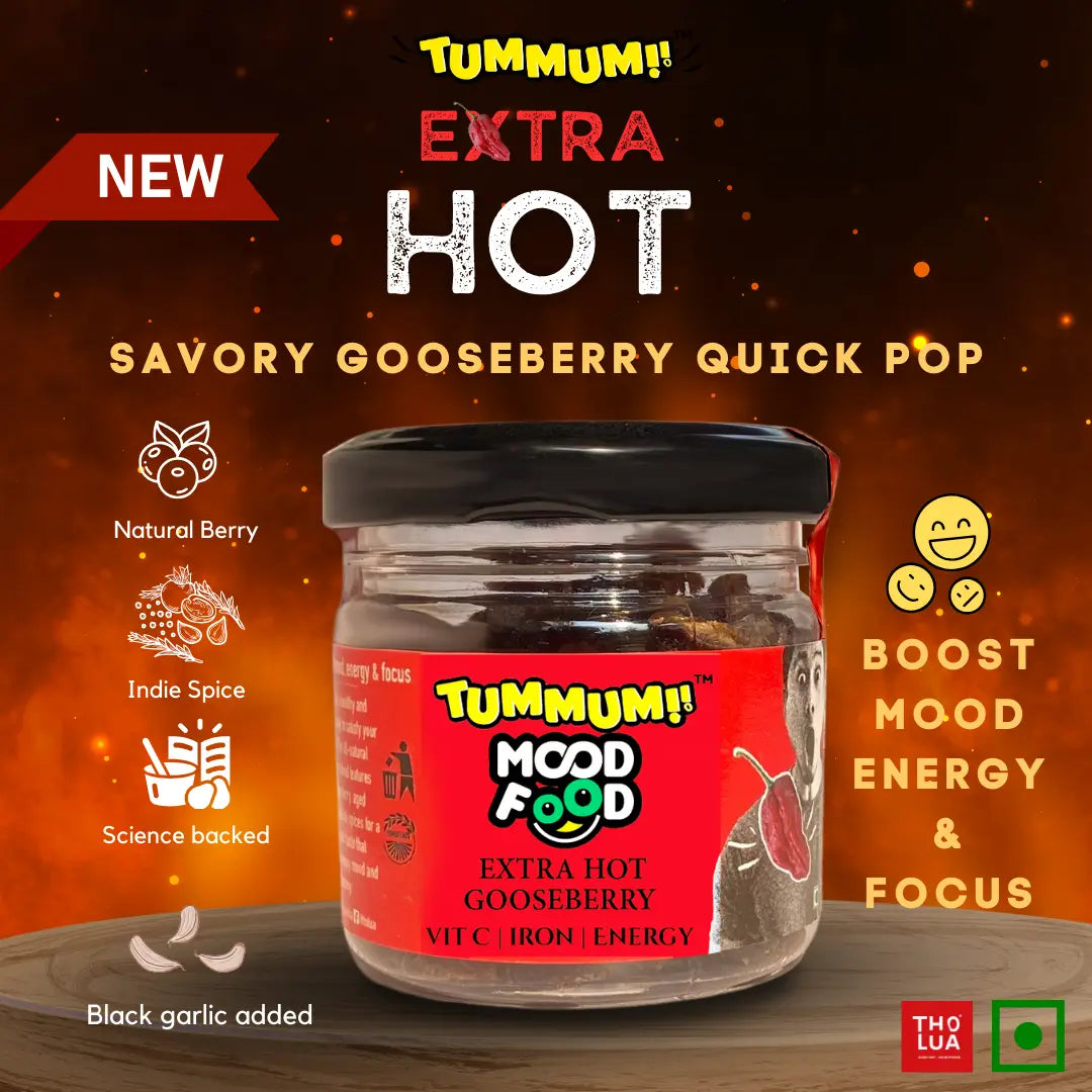 Spicy & Savoury Gooseberry | Pack of 6 | Mood Food Product vendor